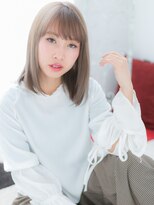 アートサロン センター北(art salon)&nbsp;センター北/髪質改善/ぱっつん前髪☆ハイトーンカラーセミディi