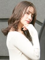 カインド 南青山(hair&make up KIND) 韓国風レイヤーカット オリーブカラー アッシュカラー