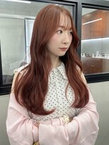 ニコ トウキョウ 渋谷(nico TOKYO)&nbsp;オレンジカラー/レイヤーカット/ケアブリーチ/透明感カラー