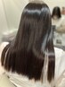☆ダメージレス☆プレミアムストレート+カット+カラー 
