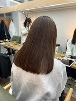 アル 心斎橋(alu) オリーブグレー/小顔に見せるヘア/ココアベージュ