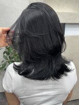 ドロシー 郡山桑野店(Dorothy) 黒髪ボブルフネビージュ小顔ワンレン