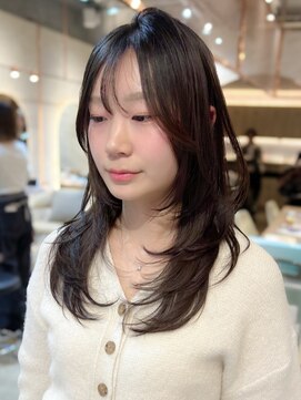 ロンド エスポワール 錦糸町(Lond espoir) ■メルティカラーフェミニンロング似合わせカットウェーブミデl