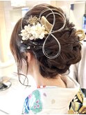 ヘアセット/金箔/水引/熊本/上通