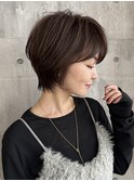 ★くびレイヤーエモージュ愛されショートボブ艶髪
