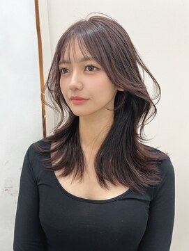 ジーナ 札幌(Zina) 髪質改善＊くびれミディアッシュブラウン＊美髪【Zina札幌】