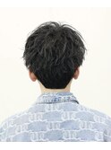 ソフトツイスト アップバング ショート