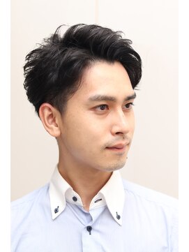 ヘアーアンドグルーミング ヨシザワインク(HAIR&GROOMING YOSHIZAWA Inc.) ツーブロックビジネスショートおしゃれパートスタイル