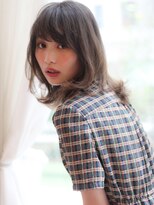 マイラ 銀座(myla)&nbsp;顔まわりレイヤーハッシュカットブルージュラベンダーアッシュ