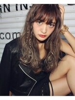 ボタニウム バイ アールサロン(BOTANIUM by RrSALON)&nbsp;【BOTANIUM】外国人風モノトーングレージュ×うざバング