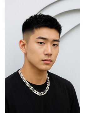 韓国風バーバー × ショートクロップ