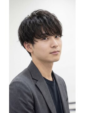 刈り上げ低め ナチュラルメンズショート