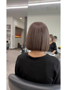 ガルボヘアー 桟橋店(garbo hair) ハイトーングレージュ高知美容院