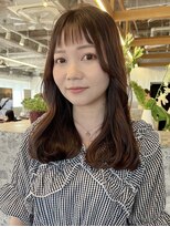 マッシュ チャヤマチ(MASHU chayamachi)&nbsp;柔らか透明感/ブリーチなし/オリーブブラウン/大阪梅田