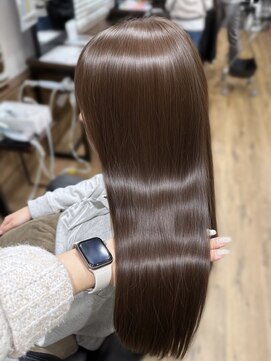 ハピネス クローバー 八木店(Happiness CLOVER) レイヤーカット 髪質改善  ブリーチなしダブルカラー