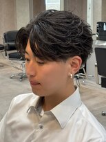 エルマーク 松山(L-MARK) センターパート/フェザーパーマ/スパイラルパーマ/men's