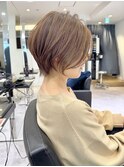 30代40代50代ショート白髪ぼかし銀座丸みくびれ井