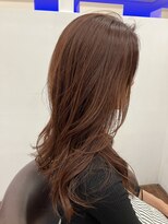 アミックス ヘアワークス 山口店(AMIX hair works)&nbsp;つややかなオレンジブラウン