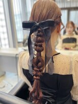 ジュエム(jouerm) お呼ばれ編み下ろしヘア♪