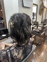 ラマナ(Lamana)&nbsp;ボブ　ハーフアップ