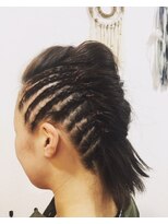 ヘアーデザイン ピニック(hair design P2C)&nbsp;サイド編み込みスタイル