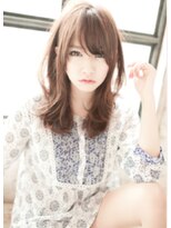 エル(LE)&nbsp;６/８newopen！ひし形シルエットグレージュエアリーミディアム