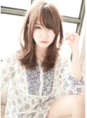 6/8newopen!ひし形シルエットグレージュエアリーミディアム