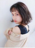 切りっぱなし ゆるふわミディ
