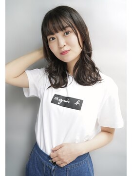 レスピア 銀座(Respia) ゆるふわカールのナチュラルセミディ【銀座】