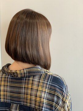 ピュアソウル(Pure Soul) ニューヨークドライカット★こなれヘア×前下がりボブ[渋谷]