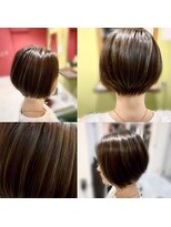 ディーリンク 南橋本店(HAIR MAKE DLINK) 前下がりグラデーションショート