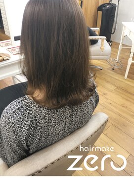 ヘアメイクゼロ 坂戸駅前店(hairmake zero) 外はねミディー