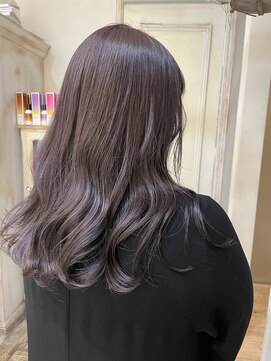 アンベリール 大名(Embellir) レイヤーカット 韓国ヘア 縮毛矯正 ブリーチ 酸性ストレート