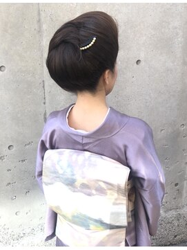 ヘアアンドメイクジップ恵比寿 (Hair&Make ZIP) 和髪 夜会 着物 着付け