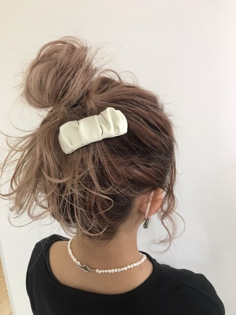 簡単ヘアアレンジ