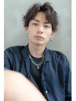 オースティン 登戸向ケ丘遊園(AUSTIN)&nbsp;ツイストパーマ七三オールバックマッシュウルフスリークショート