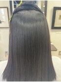 【内側も真っ直ぐつやつや☆髪質改善酸性ストレート】