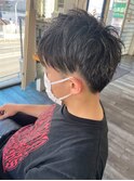 ツーブロックメンズショート