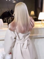 シェリ(che'rie) ピンク&ホワイトグラデーション