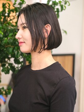 レトン 銀座(leton) 黒髪ボブ/顎ラインボブ［東銀座/銀座］