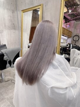 ミラク 町田(MIRAC) 【MIRAC町田店】ブリーチ2回目でシルバーグレージュカラー