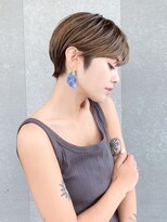 ロンド レグリーズ 立川(Lond leglise)&nbsp;ショート×顔周り×前髪×シルキーベージュ×グレージュカラー