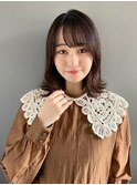 【UNIX港北店】クラシカルレイヤーロブ#シースルーバング