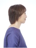 【えがお美容室】50代60代の方に☆分け目カバーショート