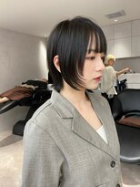 ロンドソレイユ 池袋(Lond soleil)&nbsp;ショート/前髪/グレー×ブリーチなし/髪質改善[池袋]