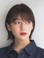 ガーデンヨコハマエスト(GARDEN YOKOHAMA est)&nbsp;切りっぱなし　外ハネボブ　似合わせカット　イメチェン