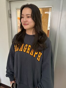 ジュール(JOULE'S) オリーブグレージュ × ロングヘア *