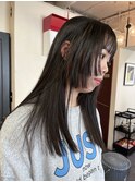 ロングスタイルに2段階ステップカット