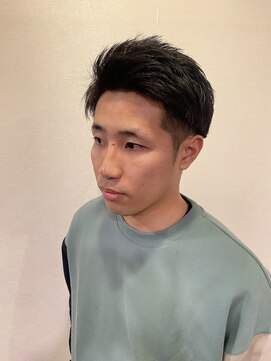銀座マツナガ 浅草店 爽やかビジカジツーブロック×アップバング