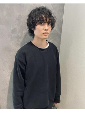 ミュール(meulu-) ウルフパーマ/ゆるめ波巻きスパイラル